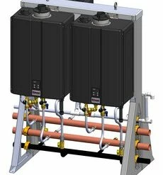 Promo ✔️ Rinnai Tankless Rack System™ Interior Free Satanding Rack, 4 Unit Ng for CU199i 🔥