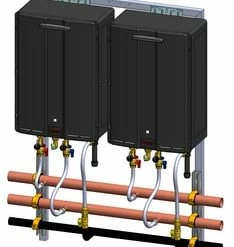 Deals 😉 Rinnai Tankless Rack System™ Exterior Wall Mounted Rack, 2 Unit Lp for CU199e 💯