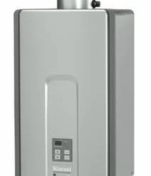 Promo 😉 Rinnai HE+ Series 199 MBH Indoor Non-Condensing Propane Tankless Water Heater ⭐