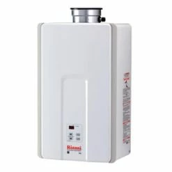 Discount ⭐ Rinnai HE Series 199 MBH Indoor Non-Condensing Natural Gas Tankless Water Heater 👏